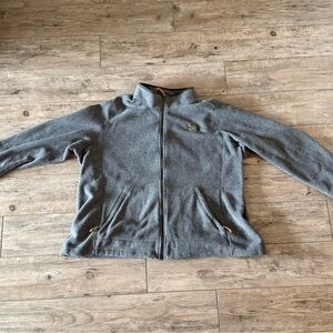 L.L.Bean Women’s 3X Plus Fleece Jacket Gray Full Zip Outdoor Casual